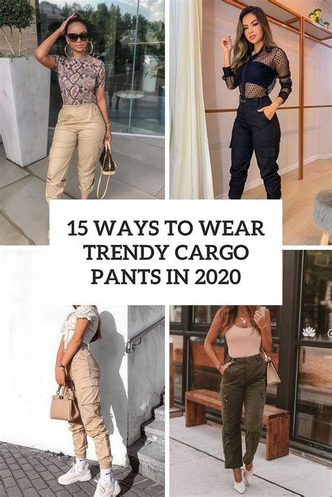 35 Ways How To Wear Cargo Pants For Women 2020 Womens Cargo Pants