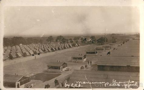 Barracks, Parris Island South Carolina Marines Postcard