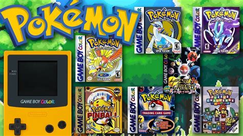 Todos Los Juegos De Pok Mon Para Gameboy Color Youtube