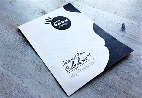 Baby Shower Invitation Design - Typework Studio Design Agency