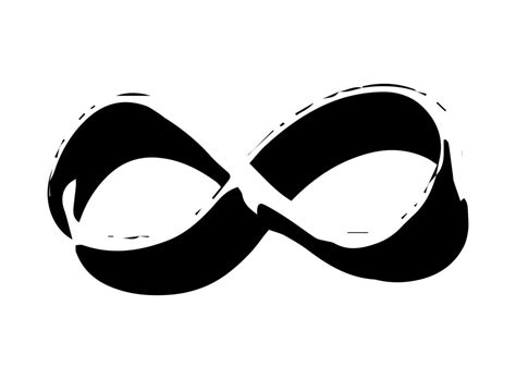 A Simple Image Of The Infinity Sign In Sketch Style 19137107 Vector