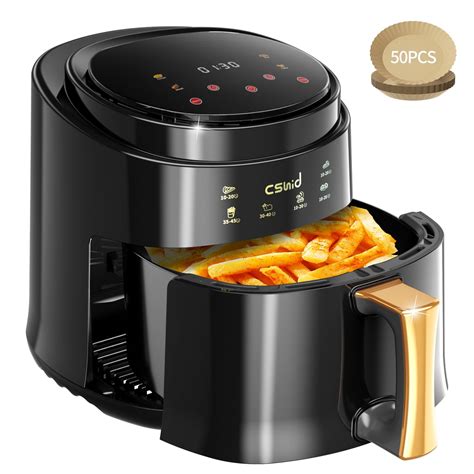 6 3 Qt Large Capacity Air Fryer Touch Screen Smart Fryers Household