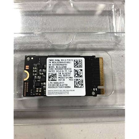 OEM Samsung MZALQ256B 256GB M.2 PCIe NVME Solid State Drive SSD ...