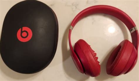 Beats By Dr Dre Studio3 Wireless Headphones Red With Case EBay