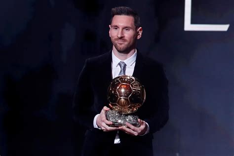 Lionel Messi Wins Record Eighth Ballon Dor In Paris