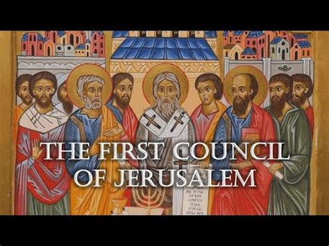 Acts 15 The First Council Of Jerusalem YouTube