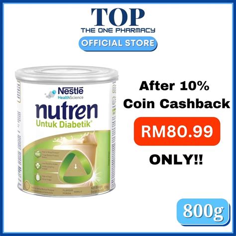 Exp Nestle Nutren Diabetik Complete Nutrition G Shopee