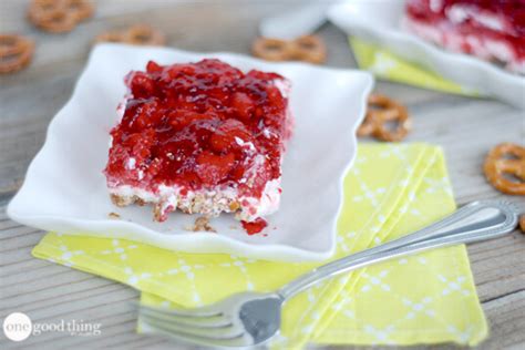 Raspberry Pretzel Jello Salad Recipe