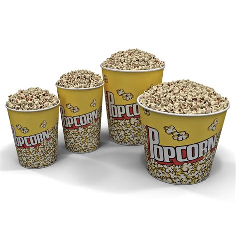 3ds popcorn bowls set