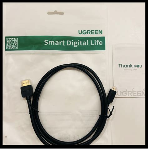 Yahoo!オークション - UGREEN Smart Digital lifeコネクタ ブラック 1m...