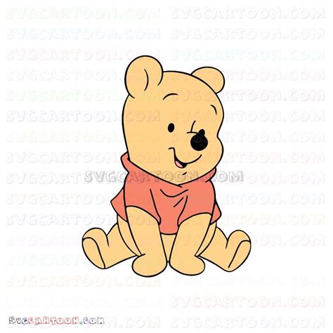 Baby Winnie The Pooh Svg Free Svg Png Eps Dxf File