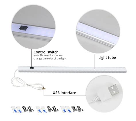 ECLAIRAGE DE MEUBLE Warm White 50 CM Lampe Intelligente LED Avec