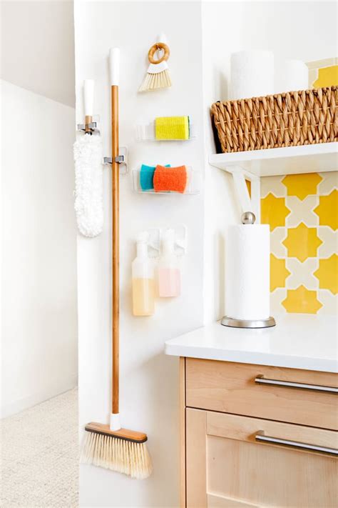 Kitchen Organization Ideas - Command Strips, Hooks | Apartment Therapy