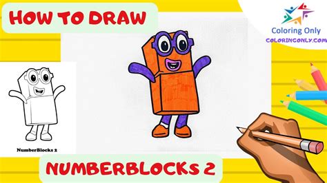 How to Draw Numberblocks 2 - YouTube