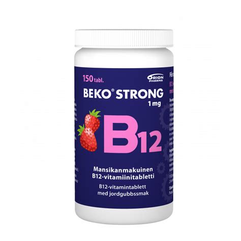 Beko Strong B Vitamiini Mg Purutabletti Mansikka Olo Apteekki