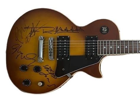 Sex Pistols Signed Les Paul Style Guitar Charitystars