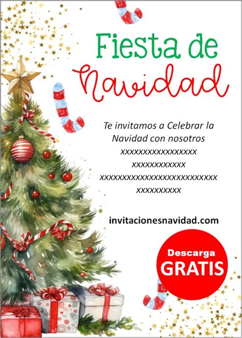 Invitaciones Para Fiesta De Navidad Invitaciones Navidad