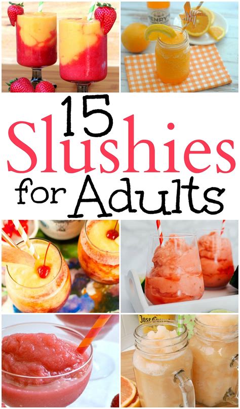 15 Slushies For Adults Summer Cocktails Wine In Mom Frozen Drinks