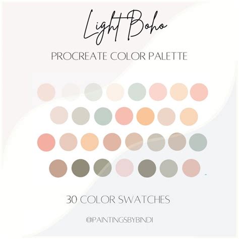 Soft Summer Color Swatches Etsy