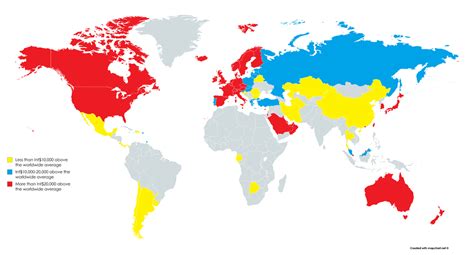 Countries that will have a GDP (PPP) per capita above the worldwide ...