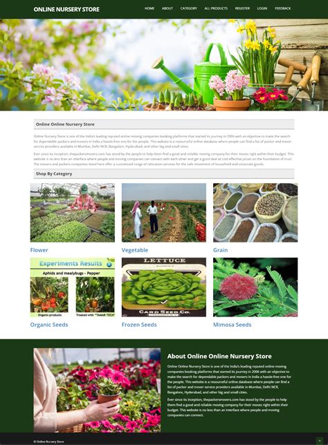 Online Nursery Store Major Project Java Spring Boot Mvc React Js