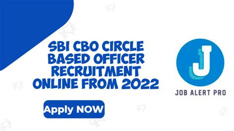 State Bank Of India SBI CBO Circle Based Officer Apply Now Online Form