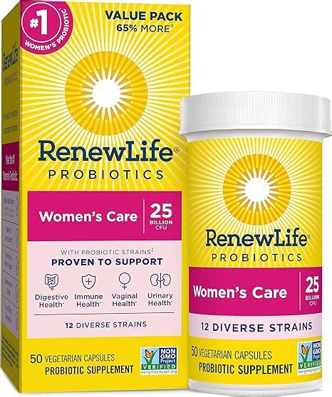 Renew Life Womens Care Probiotic 25 Billion Cfu Per