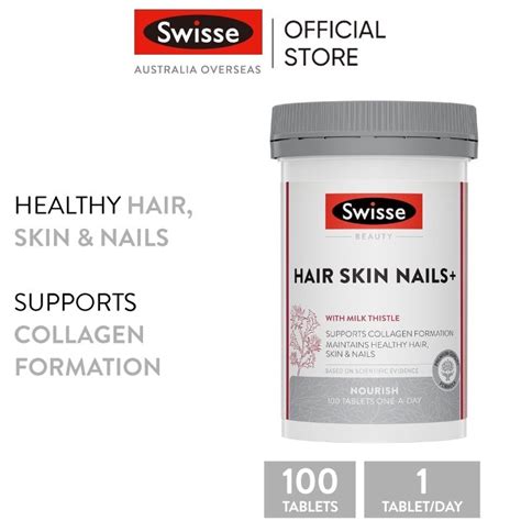 Swisse Beauty Hair Skin Nails 100 Tablets Exp03 2027 Shopee Singapore