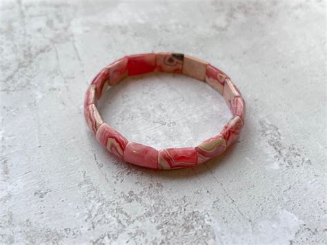 Браслет из родохрозита BRS-1013 купить в Минске в интернет-магазине