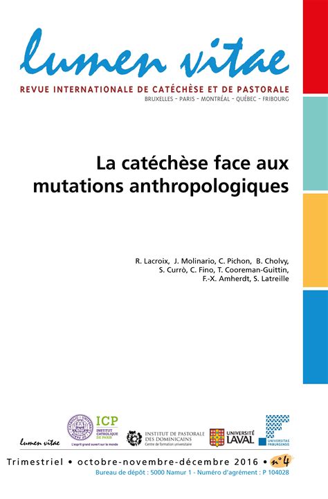 Lanthropologie chrétienne une ressource pour aujourdhui Cairn info