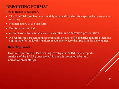 Adverse Event Reporting Ppt