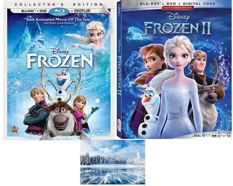 Disney S Frozen Dvd Blu Ray Double Feature One Two Includes