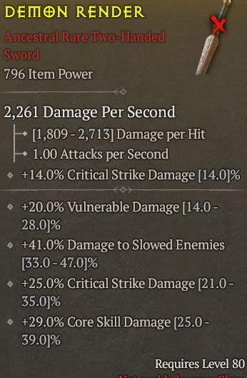 2h Sword Vul Crit Dmg Core Topic D2jsp