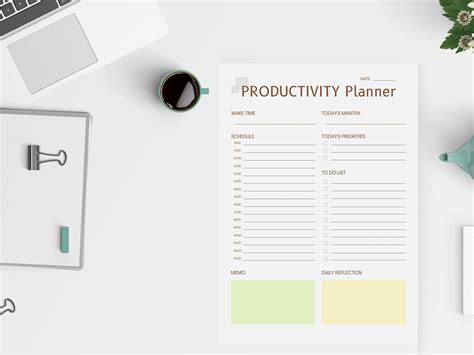 Productivity Planner, Printable Planner, Lifestyle - Etsy