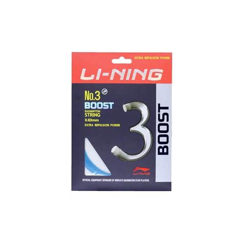 Senar Raket Badminton Li Ning String No 3 Boost AXJP044 1 Alpine Wht