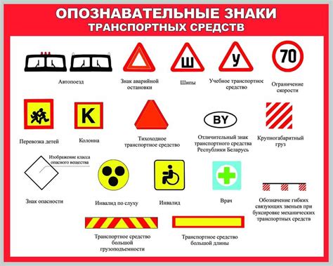 Опознавательные знаки транспортных средств