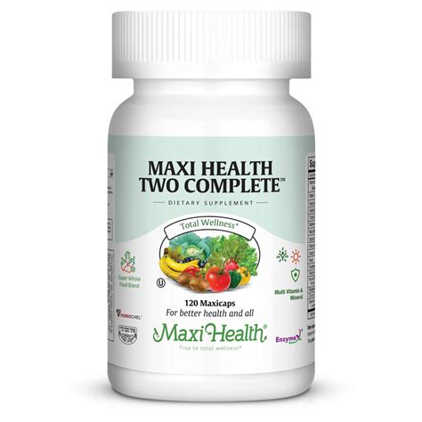 Maxi Health Two Complete™ Without Iodine Multi Vitamin And Mineral