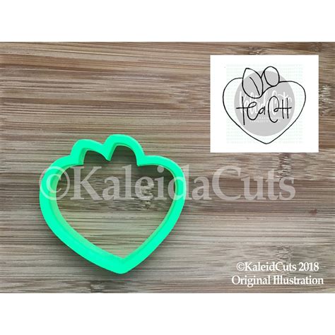 Apple Heart Cookie Cutter Kaleidacuts