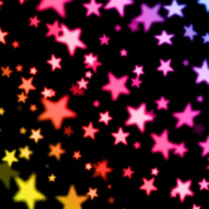 Scenecore Y2K Colorful Star Wallpaper