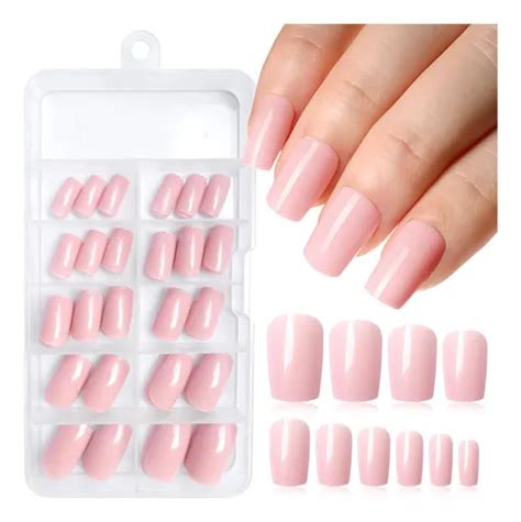 Luckforever U As Postizas Medianas A Presi N Puntas Color Nude Profundo Mercadolibre