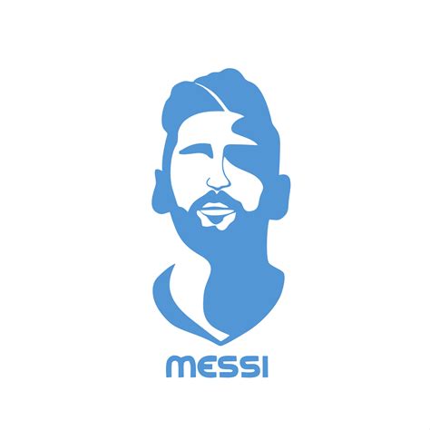 Lionel Messi Silhouette Vector Design 23912331 Vector Art At Vecteezy