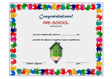 18 Preschool Certificate Templates Pdf Free And Premium Templates