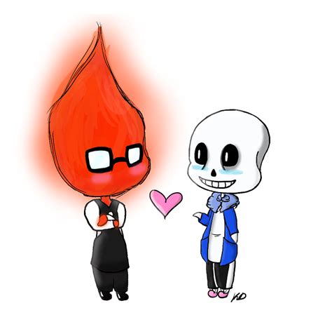 Sans X Grillby Sansby Undertale Sin