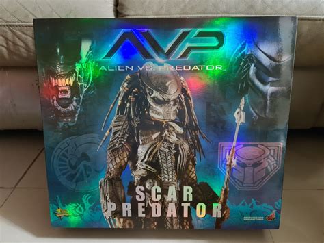 Hot Toys Original Scale AVP Scar Predator Hobbies Toys Toys Games On Carousell