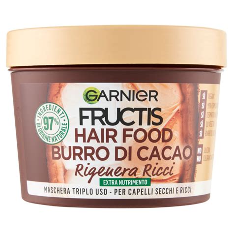 Garnier Fructis Maschera Hairfood Burro Di Cacao Per Capelli Secchi E