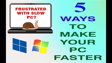 How To Speed Up Your Pc In Just 5 Ways Youtube