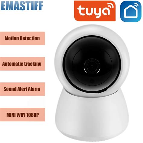 Cam Ra Ip Wifi Hd P Tuya De Surveillance Intelligente Suivi