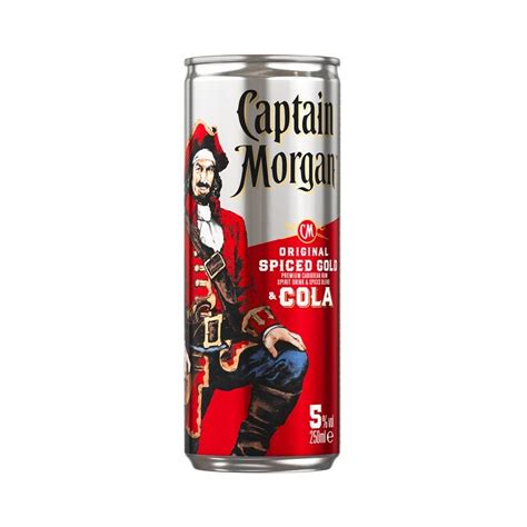 Captain Morgan & Cola purgis, CAPTAIN MORGAN, 250 ml - Пиво, сидры ...