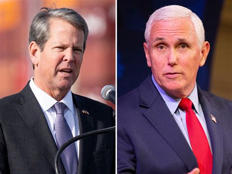 Mike Pence To Join Brian Kemp Rally Against Trump Pick David Perdue