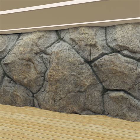 Stone Wall 3d Model Cgtrader